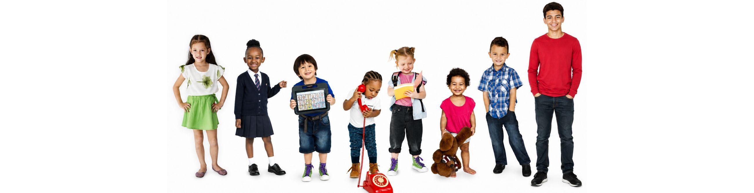 Children of all ages, from toddlers to teenagers, who we work with at Articulate Kids